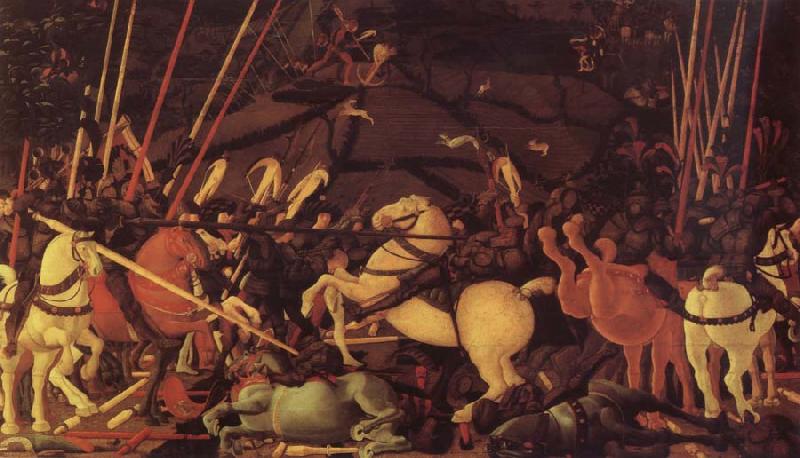 UCCELLO, Paolo The battle of San Romano the victory uber Bernardino della Carda oil painting image